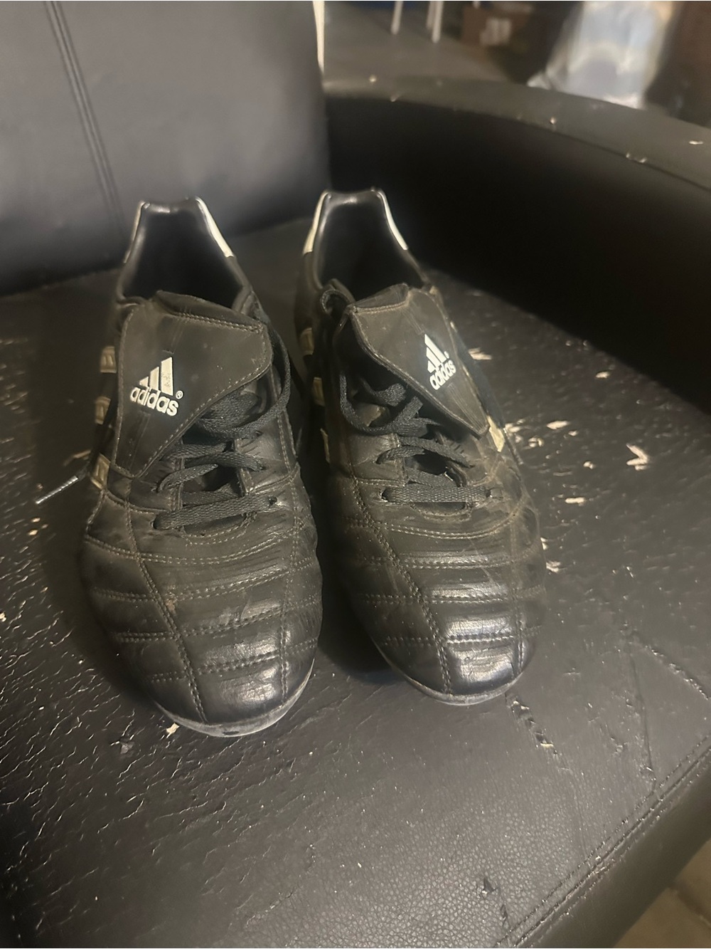 adidas Black Men's Athletic Soccer Cleats
